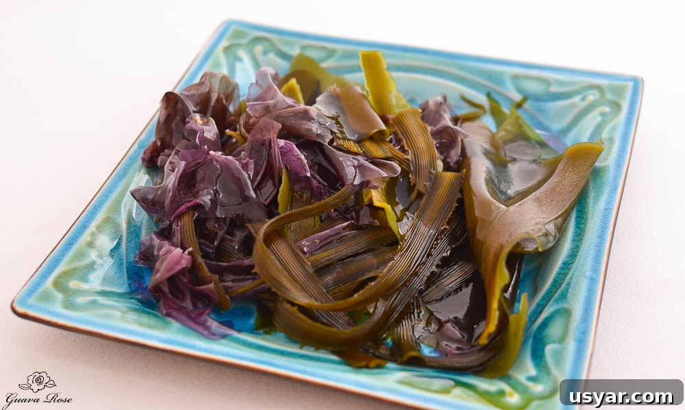 Honu Seaweed Salad: Hawaiian Sea Vegetable Recipe 4 Cooked sea vegetables (seaweed)