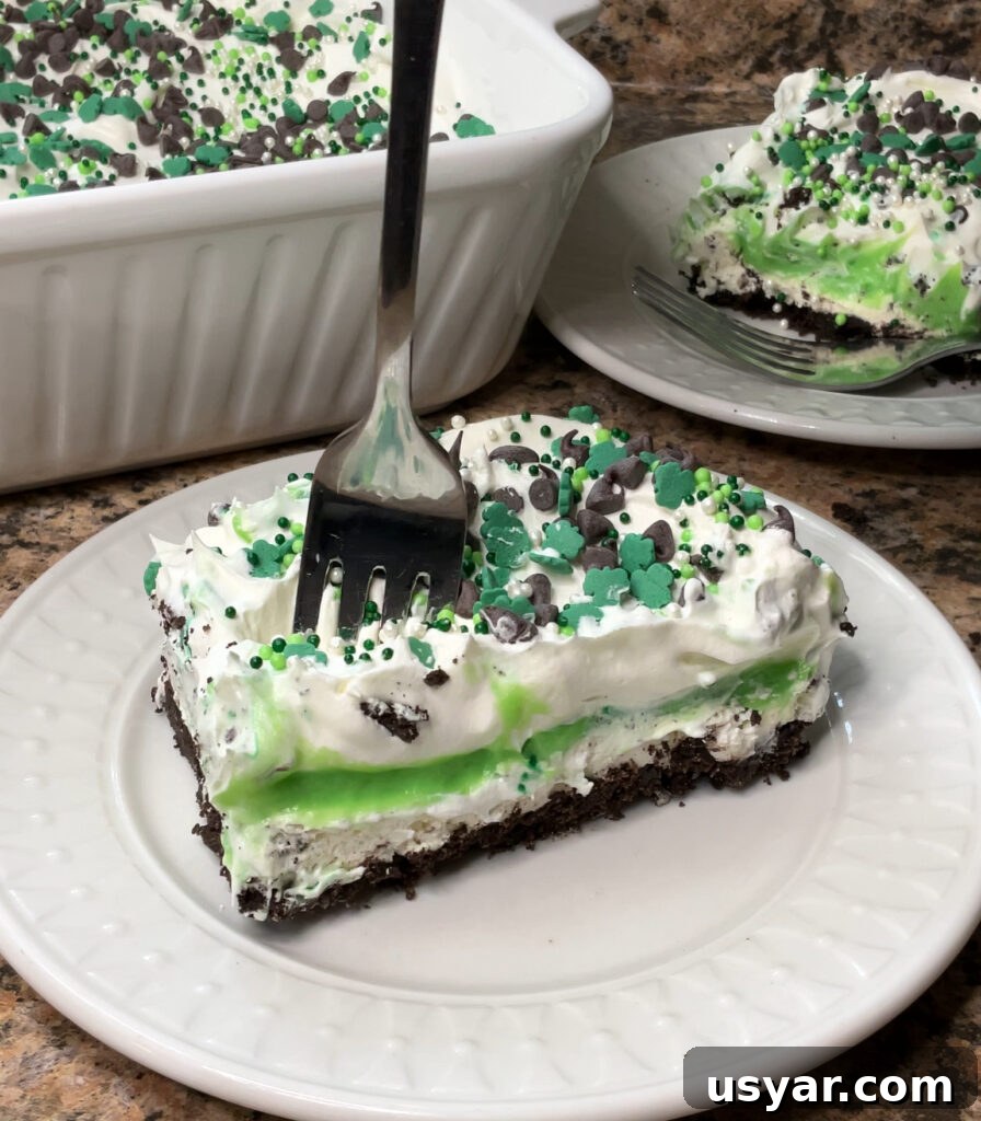 No-Bake Shamrock Shake Dessert Recipe for St Patrick's Day 10 No Bake Shamrock Shake Dessert