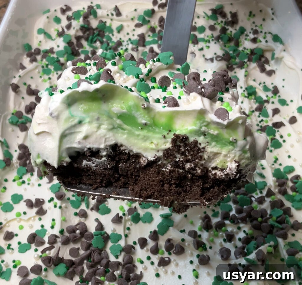 No-Bake Shamrock Shake Dessert Recipe for St Patrick's Day 3 No Bake Shamrock Shake Dessert