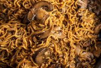 Umami Mushroom Ramen Noodles with Savory Broth