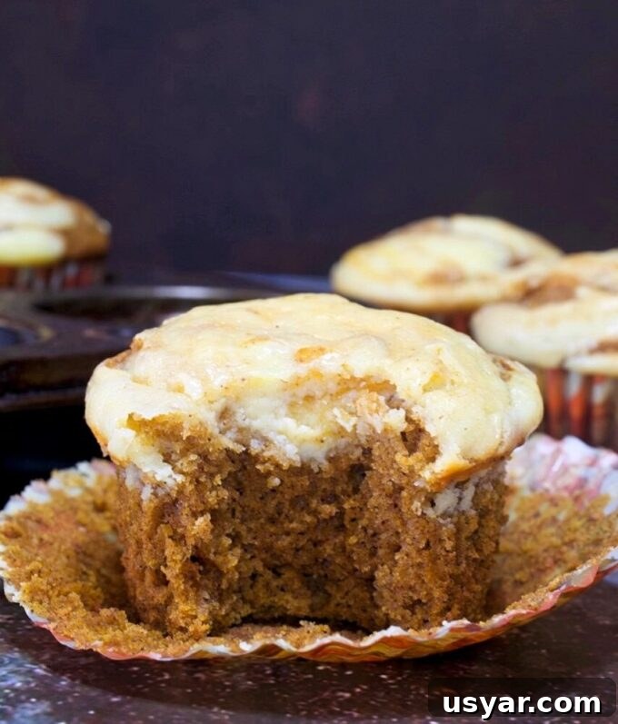 23 Irresistible Pumpkin Desserts for Fall Baking 18 Pumpkin cream cheese muffins.