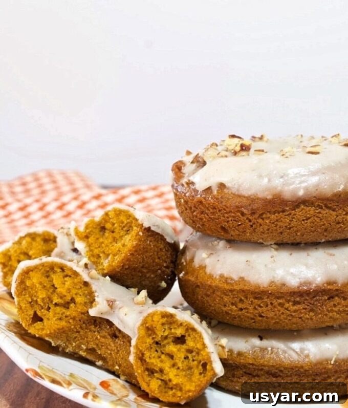 23 Irresistible Pumpkin Desserts for Fall Baking 19 Baked pumpkin donuts.