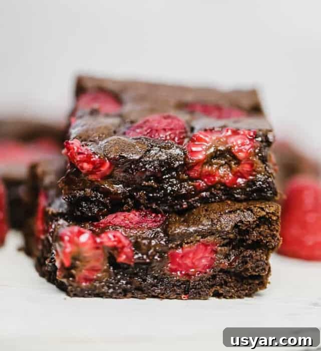 25 Irresistible Raspberry Dessert Recipes 4 Raspberry Brownies
