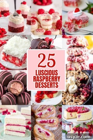 25 RASPBERRY DESSERTS