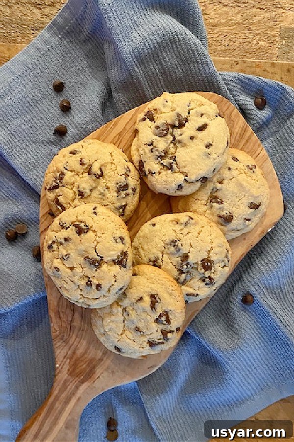 Quick Chocolate Chip Cookies with Bisquick 2 Large chocolate chip cookies