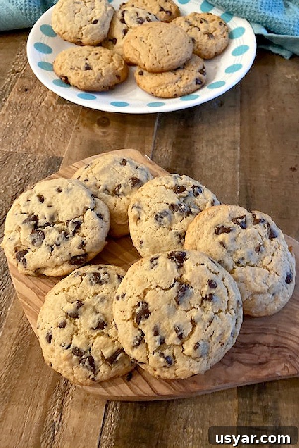 Quick Chocolate Chip Cookies with Bisquick 5 Freshly baked cookies cooling
