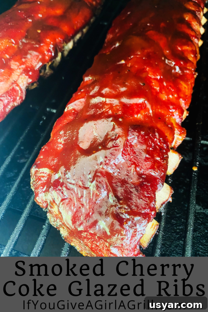 Smoked Ribs with Cherry Coke Glaze 12 Smoked Cherry Coke Glazed Ribs