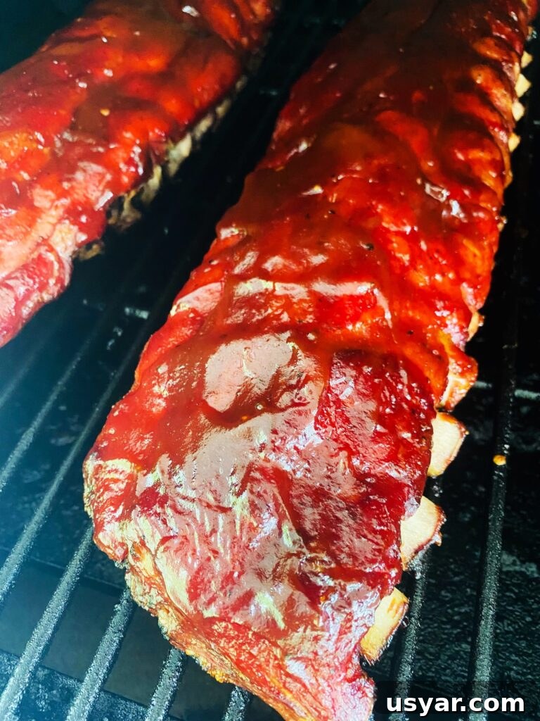 Smoked Ribs with Cherry Coke Glaze 9 Smoked Cherry Coke Glazed Ribs
