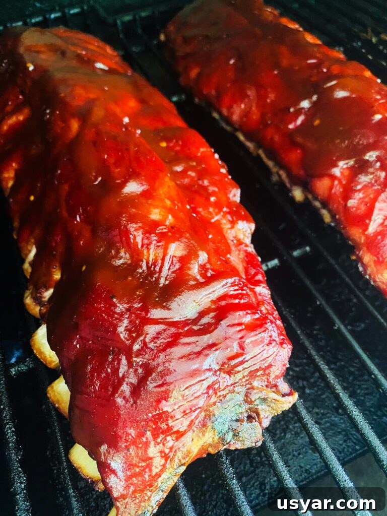 Smoked Ribs with Cherry Coke Glaze 10 Smoked Cherry Coke Glazed Ribs