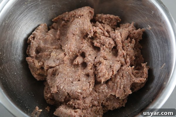 Salisbury Steak in Rich Mushroom Gravy 5 Salisbury Steak with Mushroom Gravy Step 1