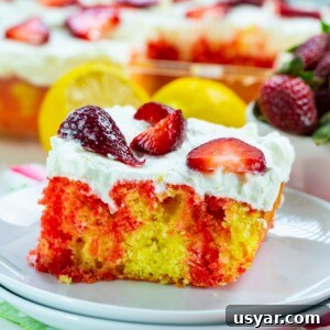 Refreshing Strawberry Lemonade Poke Cake 9 img 44957 8