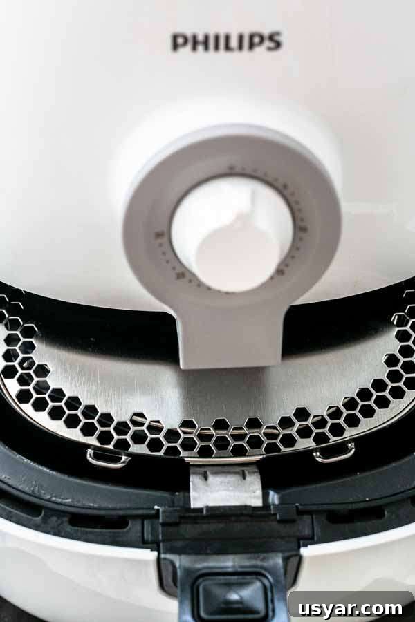 Crispy Garlic Air Fryer Spinach 3 Air Fryer with a lid or aluminum to prevent the spinach from turing into spinach chips.