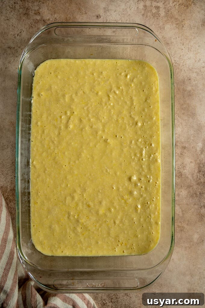 Lemonopita: Greek Lemon Cake with Phyllo 10 The lemonopita ready to go in oven.