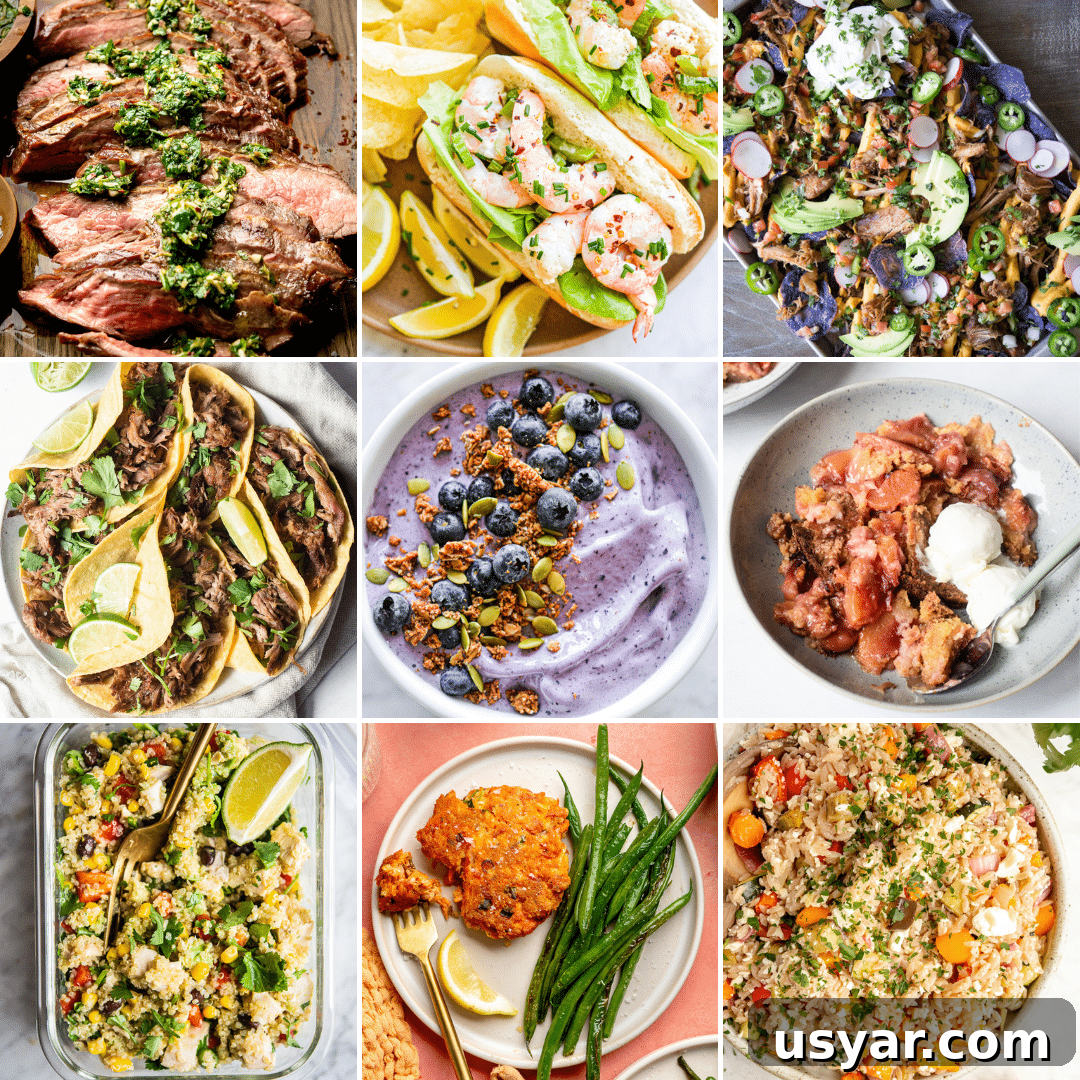 Summer Meal Plan Week 2: Fresh Seasonal Recipes 2 Summer meal ingredients and dishes