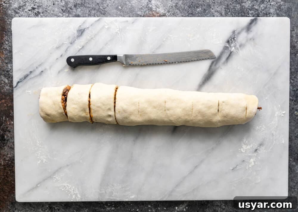 cut each loaf into 9 pieces