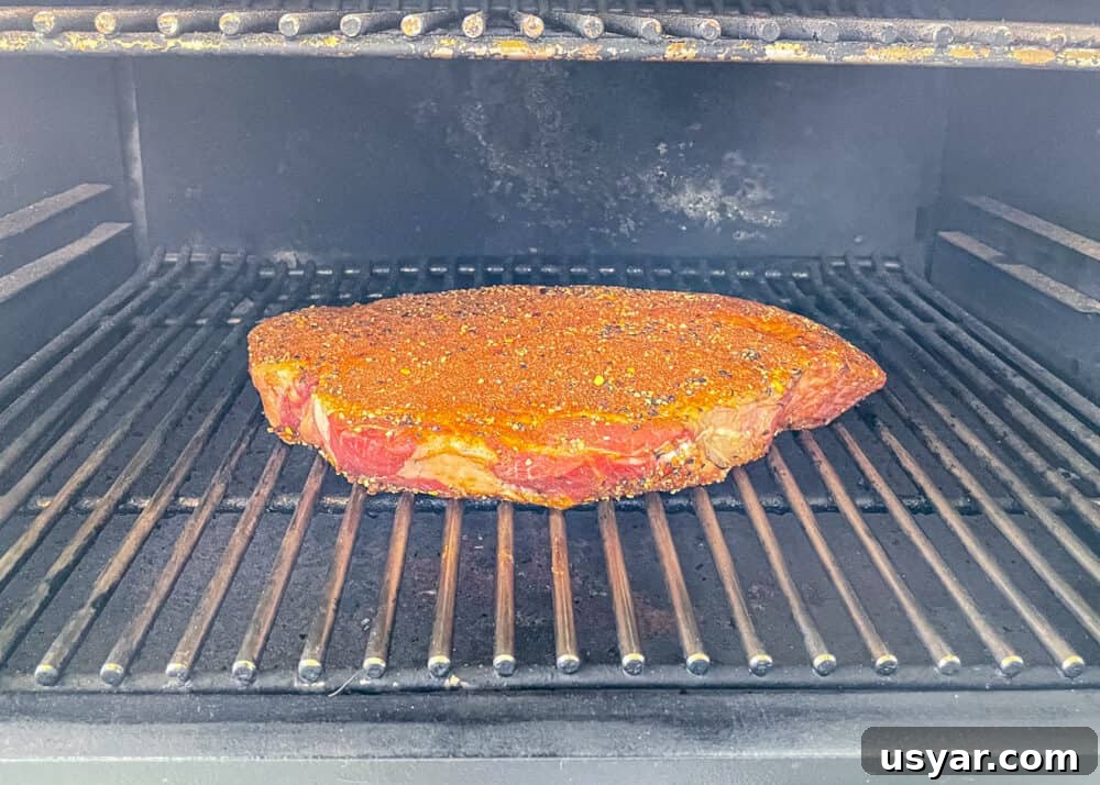 dry rubbed beef chuck roast